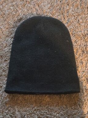 Classic Black Knit Beanie